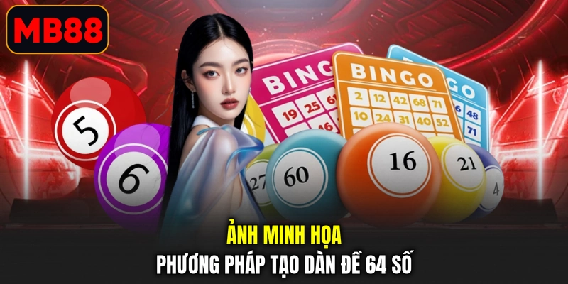 Ảnh minh họa phương pháp tạo dàn đề 64 số