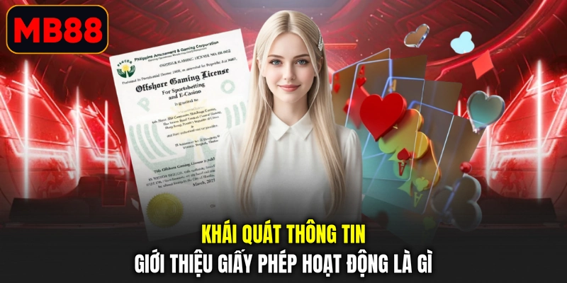 Khái quát thông tin giới thiệu giấy phép hoạt động là gì