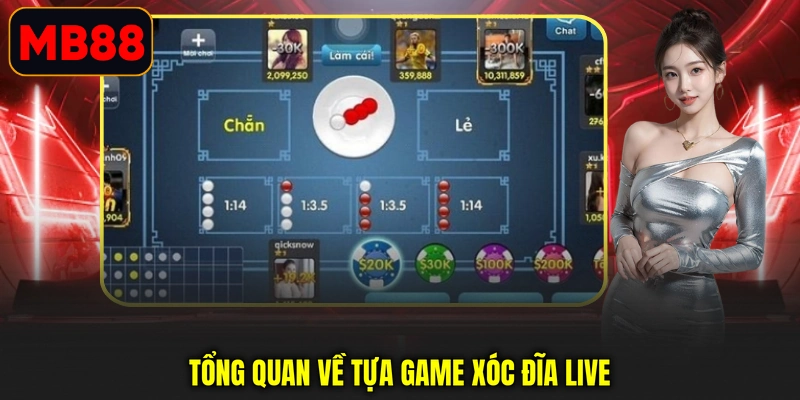 Tổng quan về tựa game xóc đĩa live